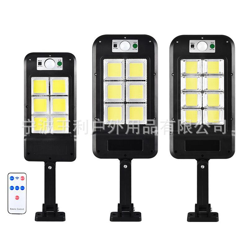 2020新品太阳能路灯人体感应带遥控庭院灯户外防水新农村照明壁灯