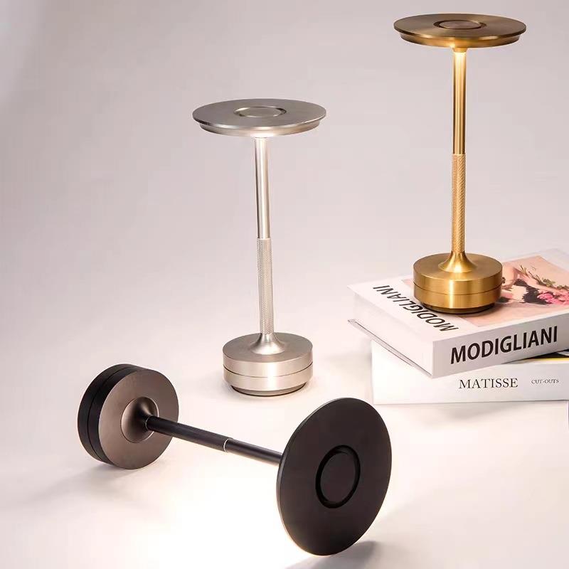 全铝工字复古简约咖啡餐厅桌灯清吧酒吧台灯床头氛围灯户外小夜灯