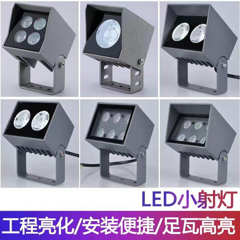 LED投光灯一束光方形聚光亮化防水外墙室外洗墙窄光照柱树小射灯,家装灯饰光源,投光灯/泛光灯,淘宝优惠券,粉丝福利购,淘宝优惠卷