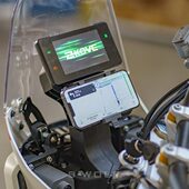 雪狼改装 车把手机支架 配 WOLF适用于凯越450rally通用手机支架