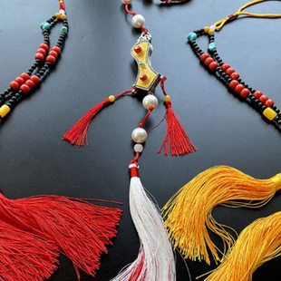 藏族舞配饰民族舞广场舞舞台装腰饰藏袍藏装流苏腰饰民族特色腰链