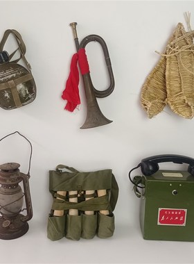 战争时期部队老物件摆件怀旧办公室D单位村史馆展览品复古摄影道