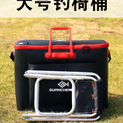 大号防水鱼护包欧式骑士钓椅桶包收纳箱渔具桶渔具包多功能鱼护桶