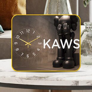 潮流网红座钟台钟桌面客厅家用台式钟表坐钟时尚摆钟装饰时钟摆件