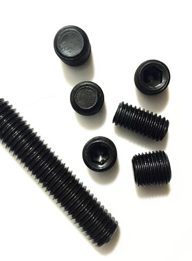 DIN913德标12.9级M12X8-70长平端紧定螺丝 内六角机米无头螺丝钉