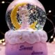 月亮公主女孩水晶球音乐盒卡通娃娃小女生女友礼品八音盒生日礼物