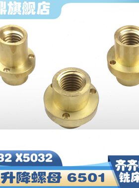 齐齐哈尔铣床X6132A X5032A罗母T40*6机床配件6501升降铜螺母L102