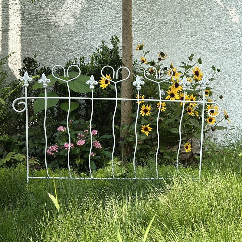 户外花园花坛隔断围栏栅s栏挡板篱笆庭院装饰花架铁线莲爬藤架铁