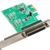 e转DB25打印机接口25孔并口卡 pci PCI E并口卡工业级并口LPT