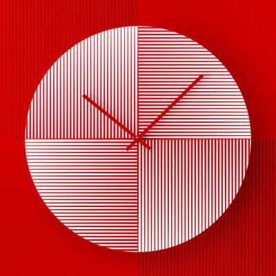 不争时间线系列挂表挂钟客厅家用钟表静音创意装饰波普艺术挂钟