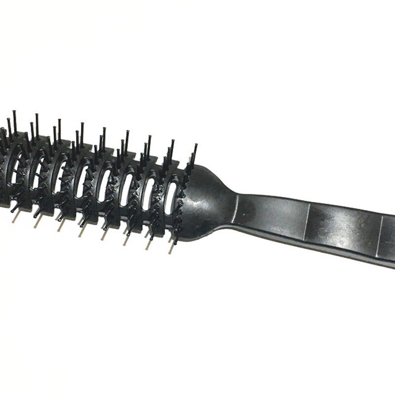 排骨梳子 方f便实用按摩梳 卷发直发吹造型卷发梳子梨花头