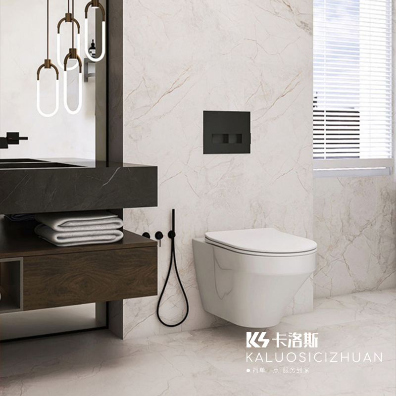 寒江雪柔光大理石k瓷砖800x800卧室客厅地砖厨房浴室墙砖防滑耐磨