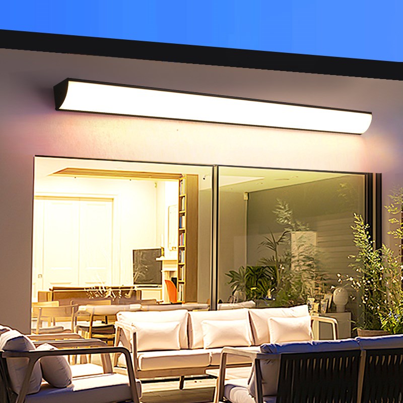 户外长条壁灯防水防蚊阳台露台过道楼梯灯超亮Q庭院室外别墅墙壁