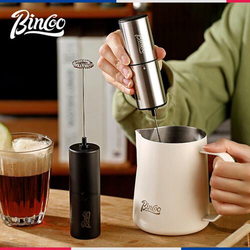 bincoo咖啡打奶泡器电动搅拌神器手持奶泡打发器小号打奶泡机家用