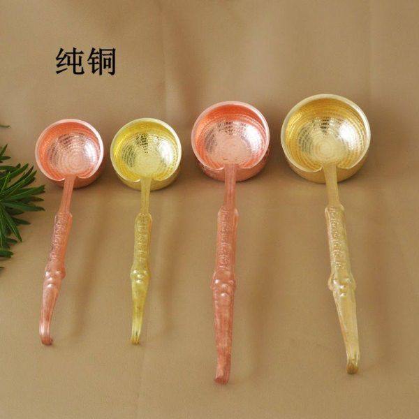 铜勺子 铜勺 手工铜水瓢 铜水瓢 瓢 舀水飘 小铜瓢 酥油瓢 小水瓢,厨房/烹饪用具,水舀/水瓢,淘宝优惠券,粉丝福利购,淘宝优惠卷