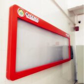 定制不锈钢宣传栏广告栏指示牌户外校园文化信息通知挂墙公告栏