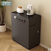 小户型岛台柜单柜岩板家用窄岛台餐桌一体多功能收纳餐边导台柜