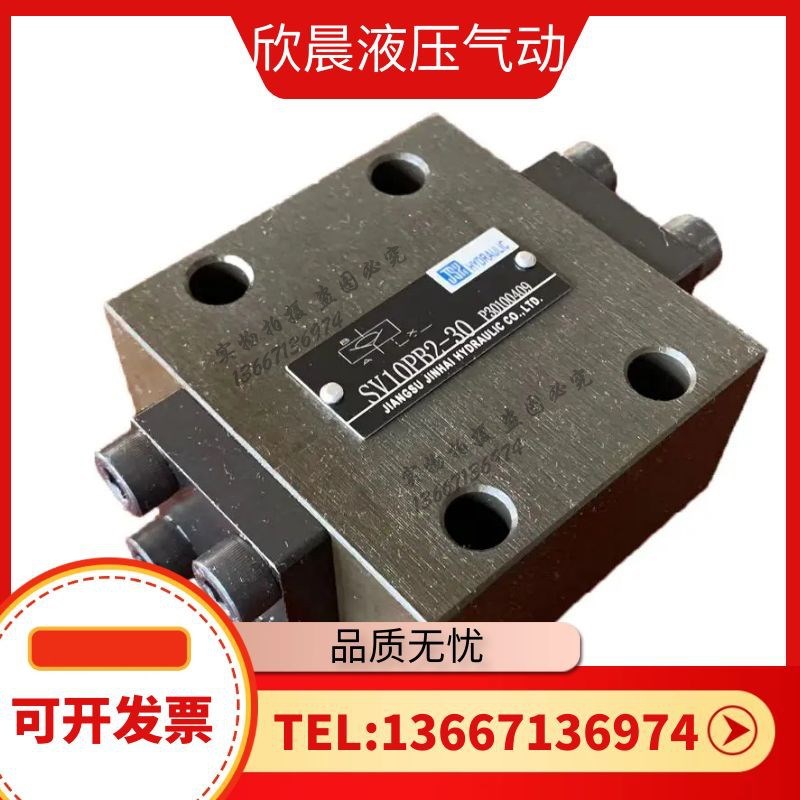 液控单向阀 SV10PA1 SV20PB1 SV30 SGL10 SL20 SL30 上海长鹏 金