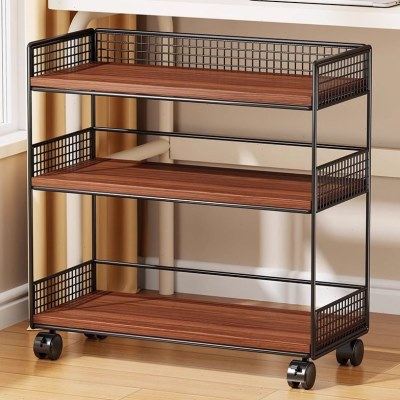 书架公室工位桌下文件多层收纳架家用卧室书本可移动整理小推车,收纳整理,书桌收纳置物架,淘宝优惠券,粉丝福利购,淘宝优惠卷