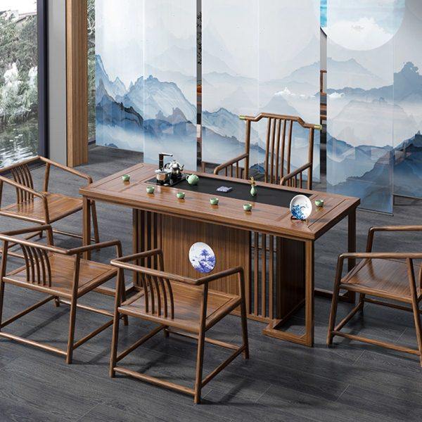 新中式实木茶桌椅组合阳台家用简约茶几功夫喝茶台办公禅意泡茶桌,住宅家具,家用茶台/茶桌,淘宝优惠券,粉丝福利购,淘宝优惠卷