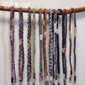 置四海植物染土布长绳斜挂可背手机绳挂脖原创原创防丢绳 绳