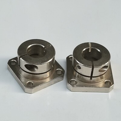 方法兰型导向轴支座STHWSB30光轴固定套光轴固定座 锁紧光轴固定