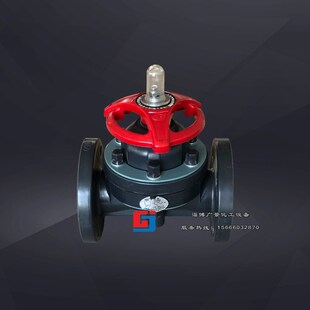 FRPP 6S塑料阀门耐腐蚀 PP隔膜阀法兰增强聚丙烯G41F