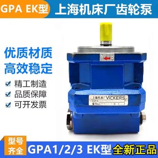 EK2 R6.3 EK1 GPA1 上海机床厂齿轮泵GPA2