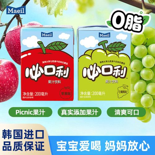 韩国进口Maeil每日牛奶果汁饮料