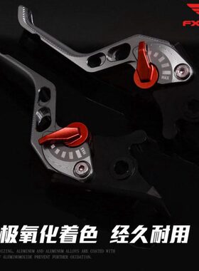 适用极核电动车改装牛角 AE2AE6/AE8两指刹车拉杆手柄 短款把手