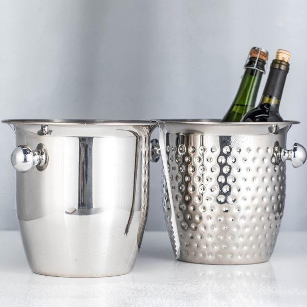 不锈钢加厚冰酒桶大号香槟盆锤纹双耳红酒冰酒桶家用冰镇桶酒会桶,餐饮具,冰桶,淘宝优惠券,粉丝福利购,淘宝优惠卷