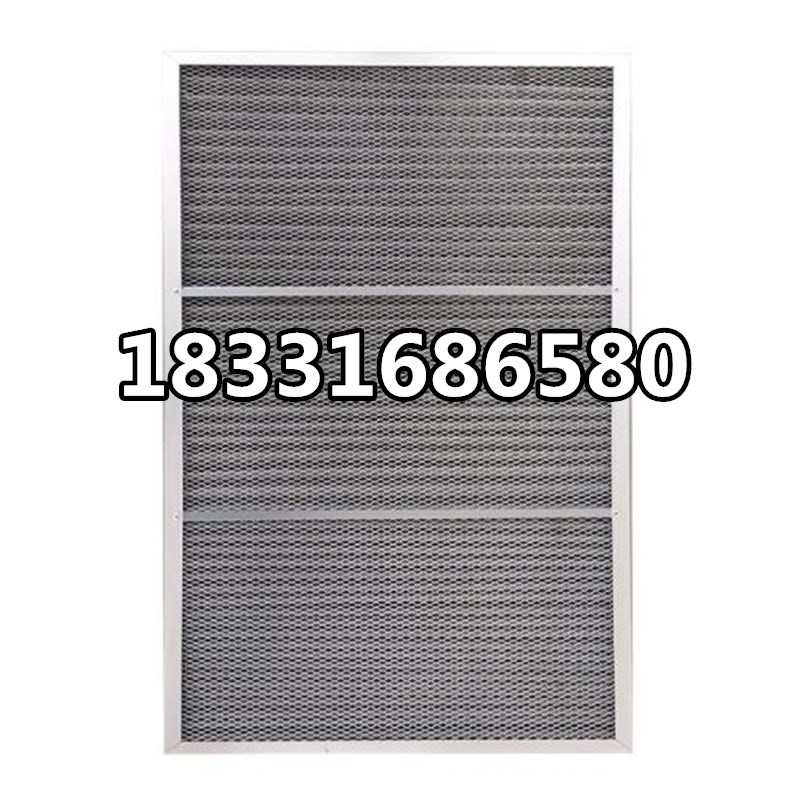 790x400x12mm不锈钢烧结毡I网中央空调烟气过滤器滤芯