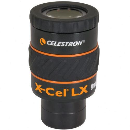 星特朗 X-CEL LX 9mm目镜 60度超广角 星云/行星目镜 1.25英寸