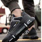 舒适轻便软底防滑安全鞋 劳保鞋 防水防火电焊鞋 防砸防刺钢头鞋 男士