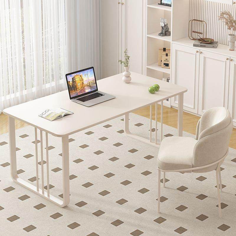 岩板书桌简约现代家用卧室儿童学习桌办公桌客厅奶油小户型电脑桌