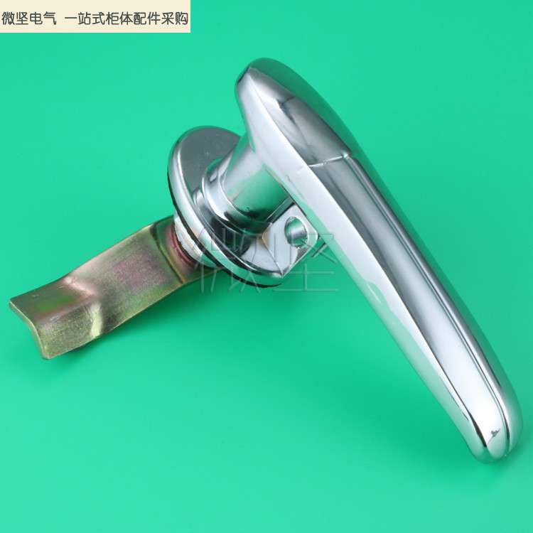微坚 MS913 成套电气控制柜门把手锁 配电箱持手锁 可左右拧 现货