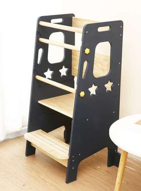 儿童蒙氏学习塔折叠洗漱凳幼儿台阶凳子宝宝洗手梯learning tower