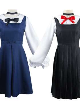 东山小红cosplay服装日系蓝色黑色cos制服电锯人cos服