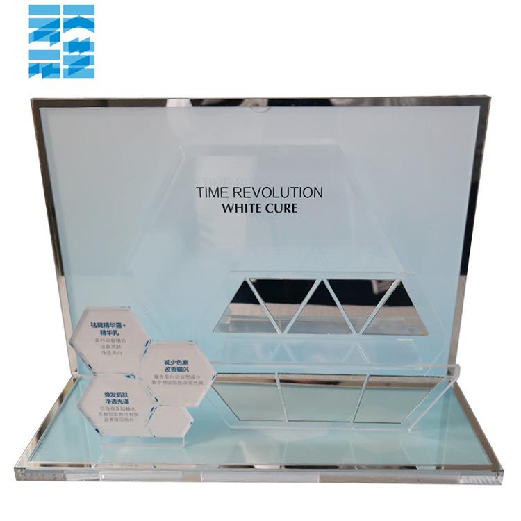 亚克力数码电子产品展示架手机配件喷绘画面展架智能产品展示台