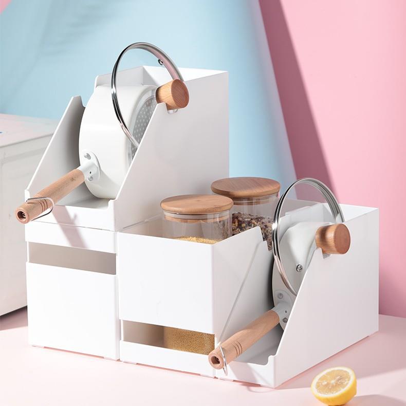 橱柜整理收纳盒家用厨房下水槽抽屉式储物盒桌面杂物收纳筐置物框