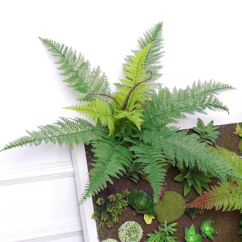 塑料背景墙植物仿真波斯叶 装饰绿色植物墙花墙假花叶子仿真绿植