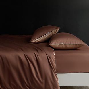 纯棉高支长绒棉被套单件A 类100全棉150x200x230cm双人被罩三件套