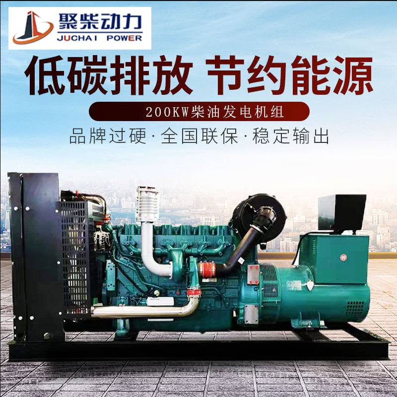 200KW柴油发电机组WP10D238/264E200养殖场用250kva全自动发电机