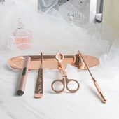 香薰蜡烛工具套装 点火器灭烛器剪灭烛罩铃打火机三件套配件灭烛钩