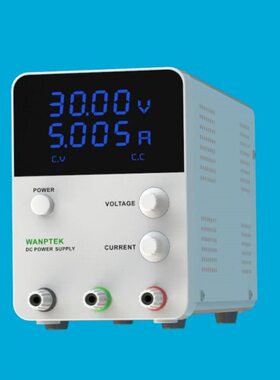 60V5A维修测试老化直流稳压电源Wanptek固测GPS605D蓝屏四位毫安