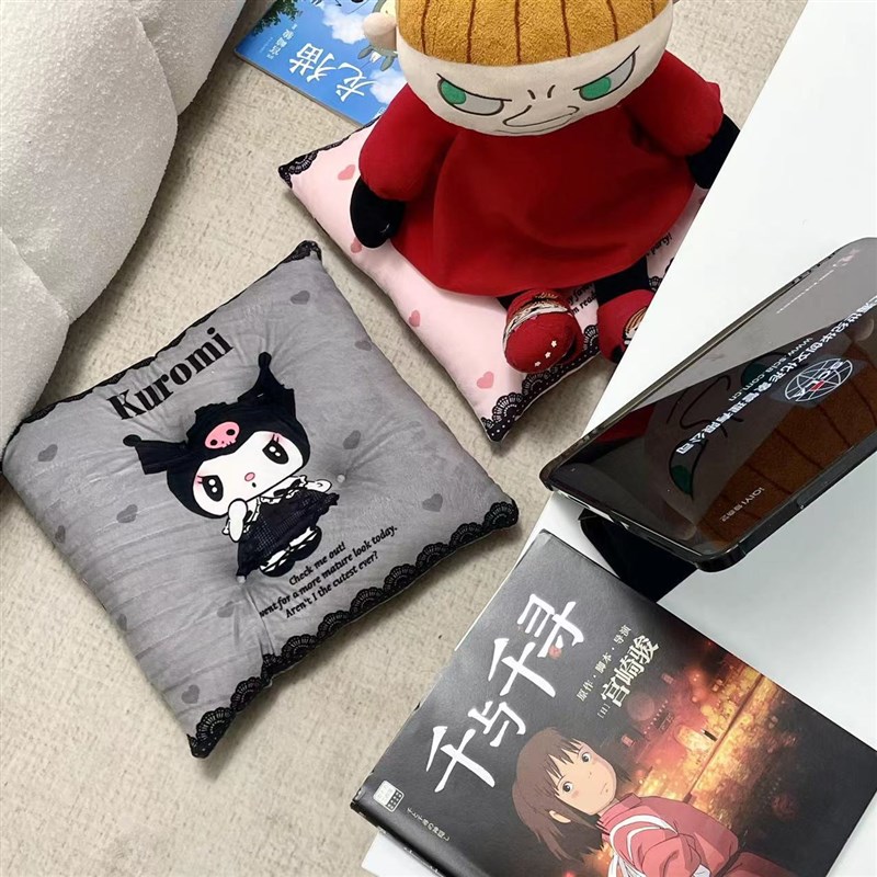 库洛米美乐蒂坐垫椅子垫汽车屁股垫D榻榻米飘窗台懒人沙发座椅学