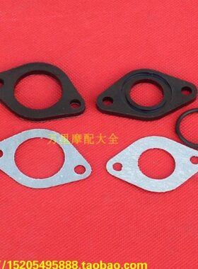 嘉陵JH70大阳DY100天虹TH90珠江CG125化油器隔热胶木垫片