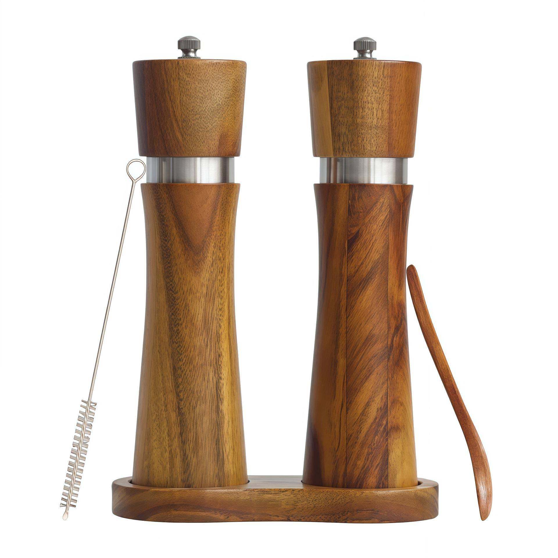 相思木胡椒研磨器胡椒研磨机海盐研磨瓶黑胡椒胡椒粉磨粉器胡椒磨