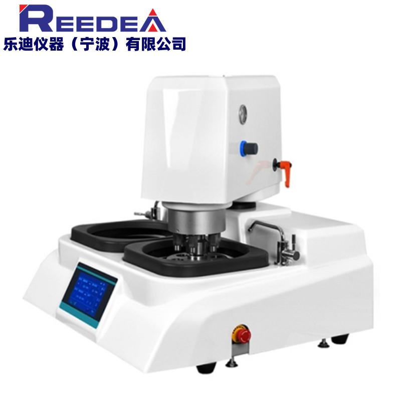 镶嵌机金相显微镜双盘双速全自动金相磨抛机金相试样切割机精密