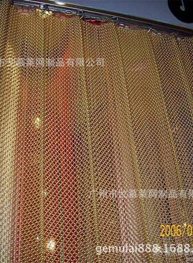 金属幕墙装FCK饰网办室隔断装饰网帘勾花帘螺旋公垂网不锈钢丝